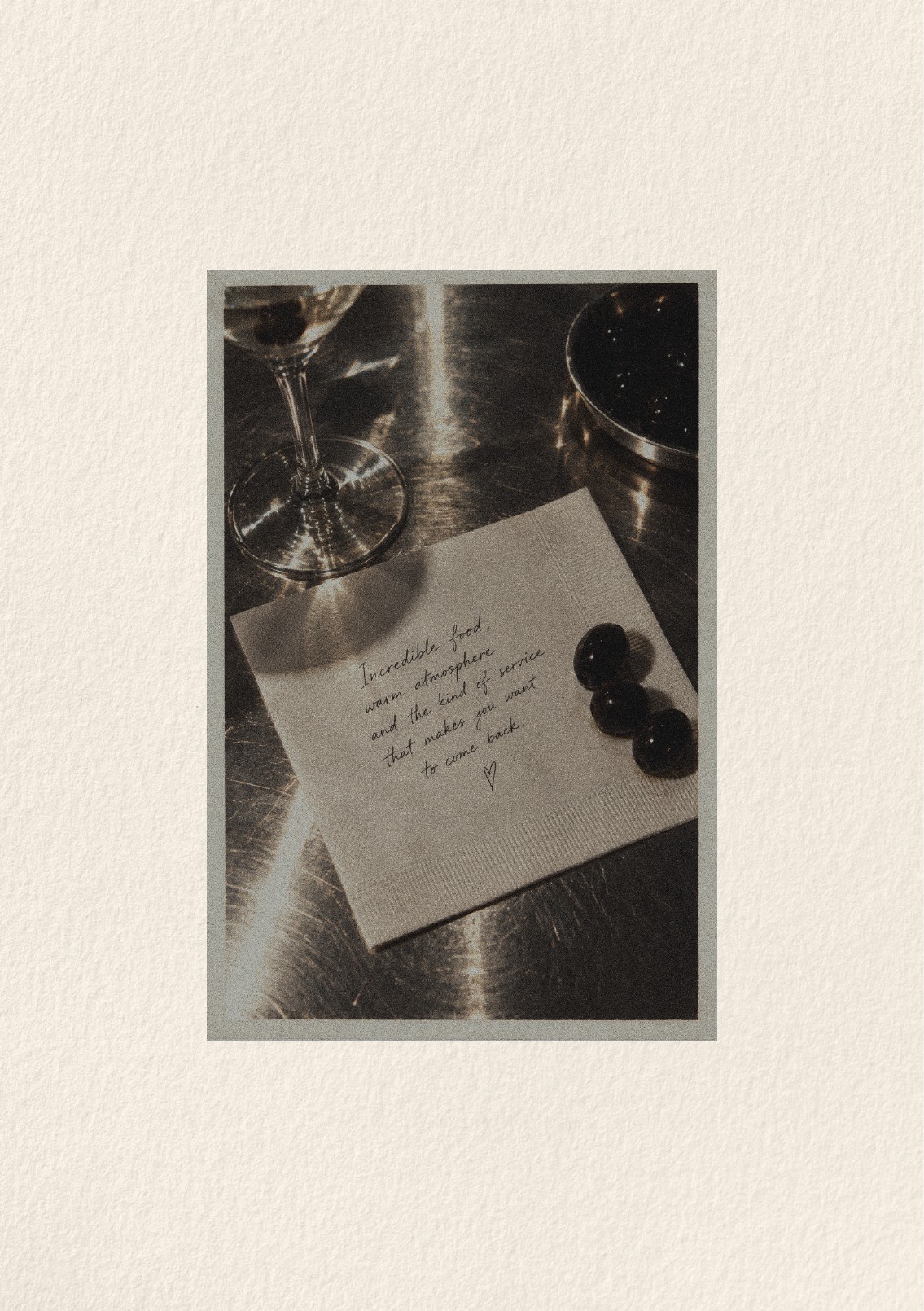 Atmosphère et art de recevoir — Dear Guest